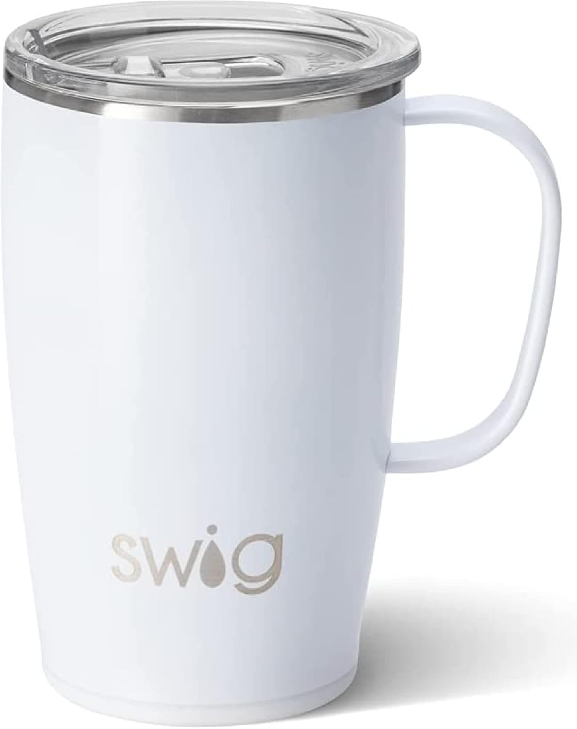 Swig Life 18oz Travel Mug with Handle and Lid, Cup Holder