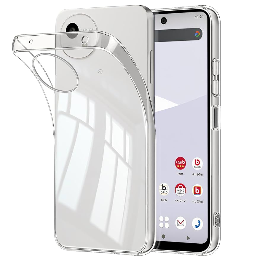 AQUOS wish5 SH-52F ホワイト 本体 スマホカバー付き AQUOS wish wish5 ケース スマホケース SH-52F SH-M32 A502SH