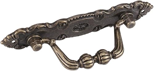 Miniatura 9 de TOPINCN Paquete de 4 elegantes muebles de hierro con patrón de león para muebles, cajón, escritorio, manija de puerta, herrajes para decoración del