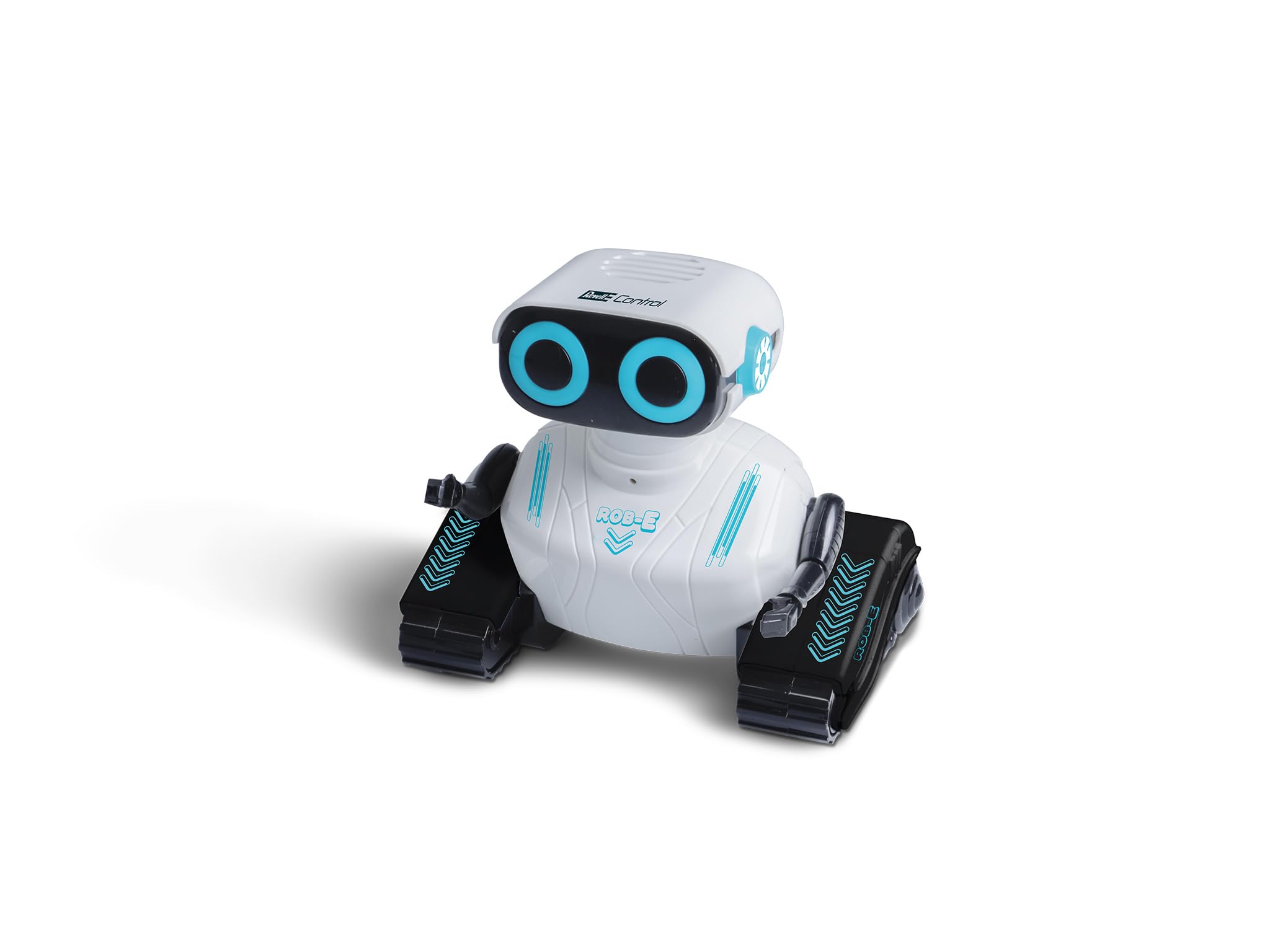 Revell Control 24702 Robot RC Rob-E Fonctions programmables I Lumières LED et Sons I avec contrôle Infrarouge précis I 37 cm de Long