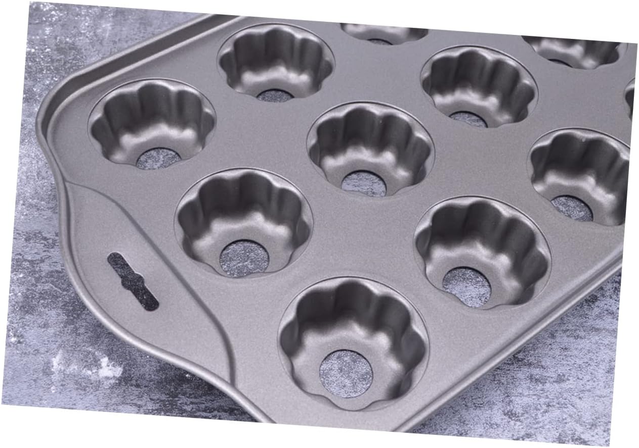 12-cavity Flower Shaped Non-stick Baking Perfect for Mini Cakes Tarts