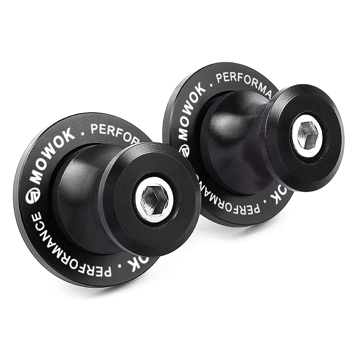 M6 suwaki wahacza diabole uchwyt motocyklowy śruba do MT09 MT10 MT25 R7 R1 R6 R9 FZ1 FZ6 FZ8 TRACER 7 9 GT XSR900 Tenere700 Benelli TRK 502 702 X kwiecień lia RS6600Czarny (Black)