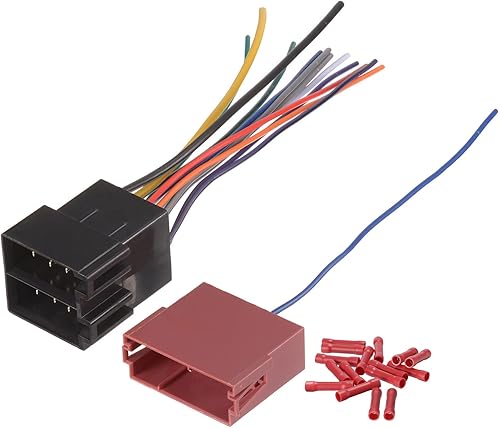 Bingfu Arnés de cableado para vehículos seleccionados del mercado de accesorios para coches estéreo de radio arneses XC11