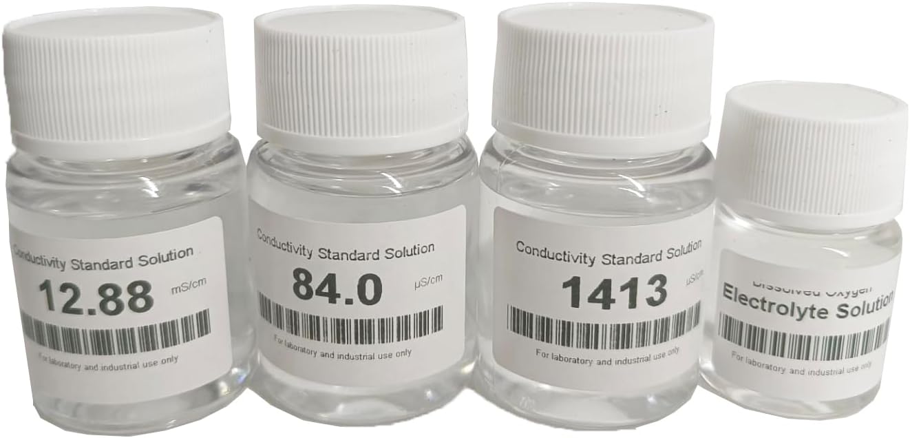 Multi-Parameter Water Quality Analyzer with Calibration Fluid Range -2.000 to 20.000 Range -1999.9 to 1999.9 mV 2 to 5 Points Calibration for pH Conductivity Dissolved Oxygen