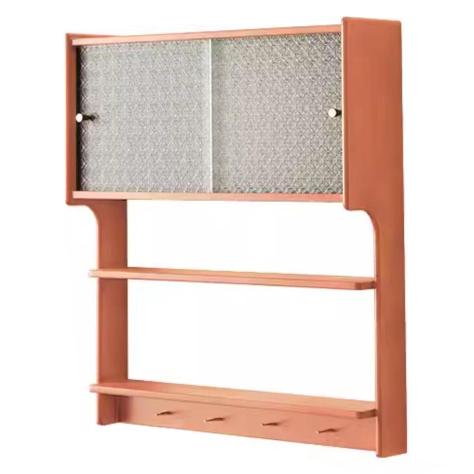 Meuble d'appoint en bois noble avec porte coulissante design