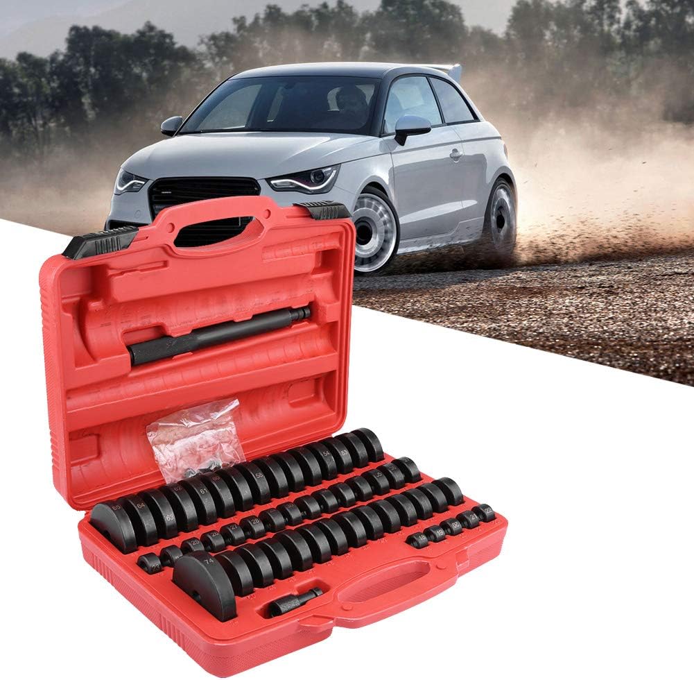 52-in-1 Custom Bushing Driver Set, Wheel Axle Bearing Race and Seal Installer, Remover, Press Tool Kit Fit for Car Repair