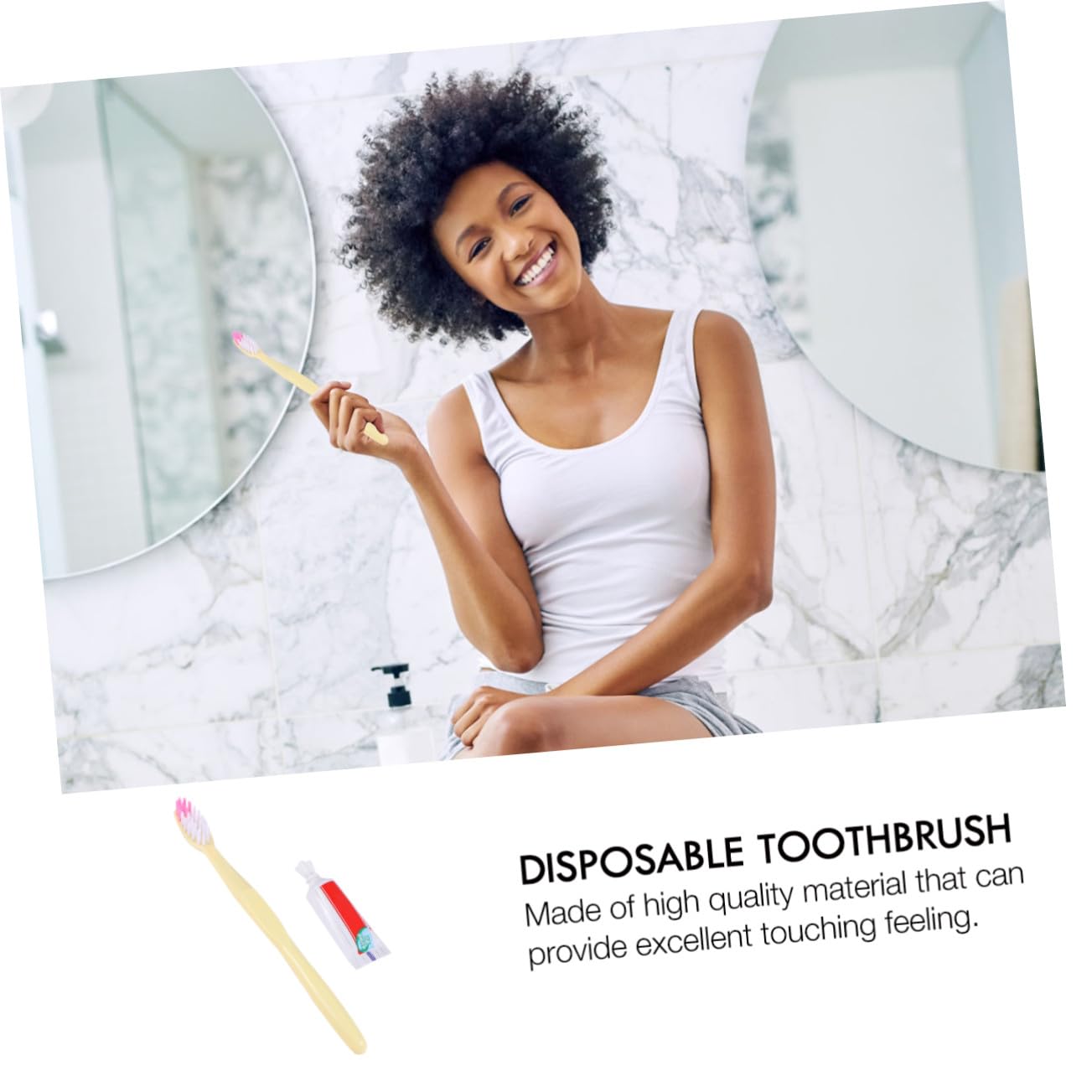 Brosse à dents de voyage jetable 100 pièces en plastique avec dentifrice, emballage individuel, idéale pour déplacements Plusieurs styles