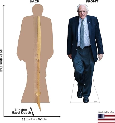 Miniatura 10 de Gráficos avanzados de tamaño real de cartón recortado parado- recortes políticos