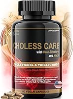 Vista 1 de Cholesterol Supplement - Triglycerides Support Capsules w. Organic, Odorless Garlic, Cayenne Pepper, Plant Sterols to Support Normal HDL and LDL