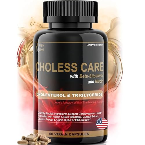 Helix Heal Cholesterol Supplement - Triglycerides Support Health Capsules