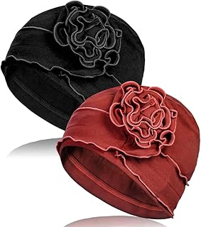 Sponsored You’re seeing this ad based on the product’s relevance to your search query.Learn more about this advertisement TSKNOMO 2 Pieces Chemo Headwear Cotton Soft Cancer Headwear Elastic Cancer Hat for Women with Hair Loss
