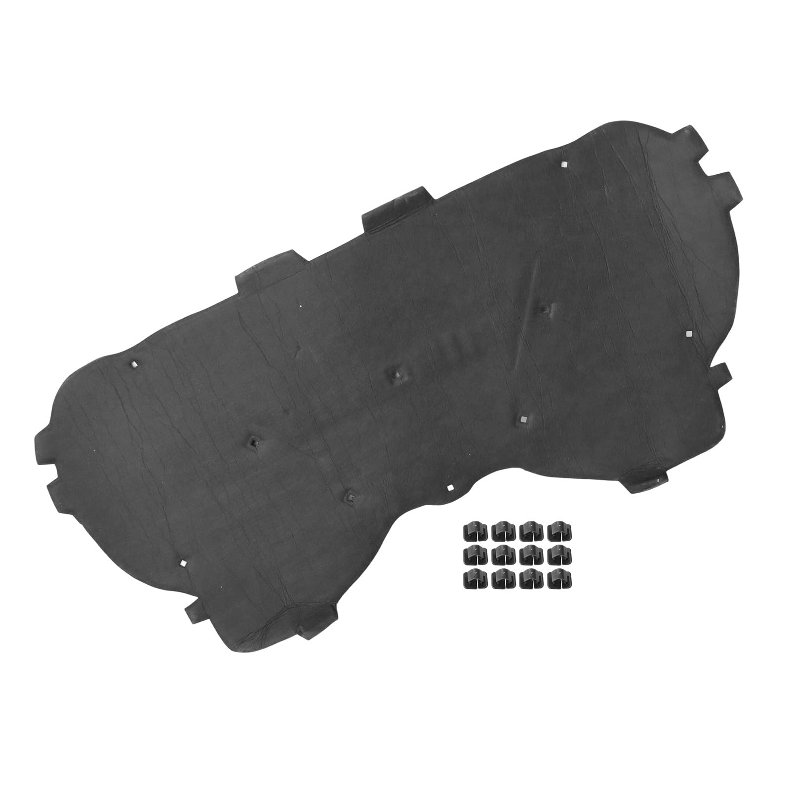 Motorhaube Motorraum Isoliermatte mit Clips Kompatibel mit Audi Q5 8R 2008-2017 Stoßdämpfer Isolierung 8R0863825