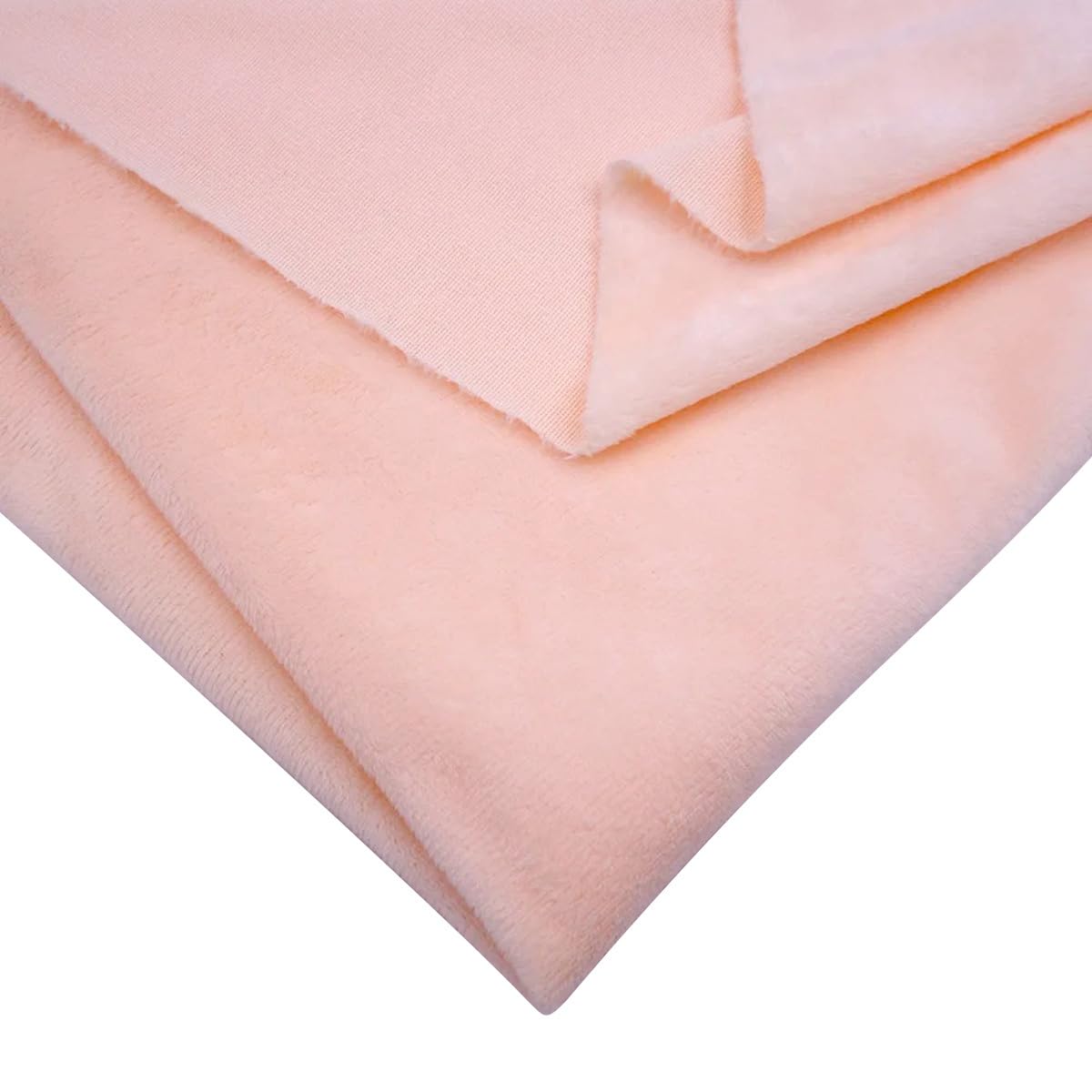 Tissu uni pour couture et loisirs créatifs effet peluche