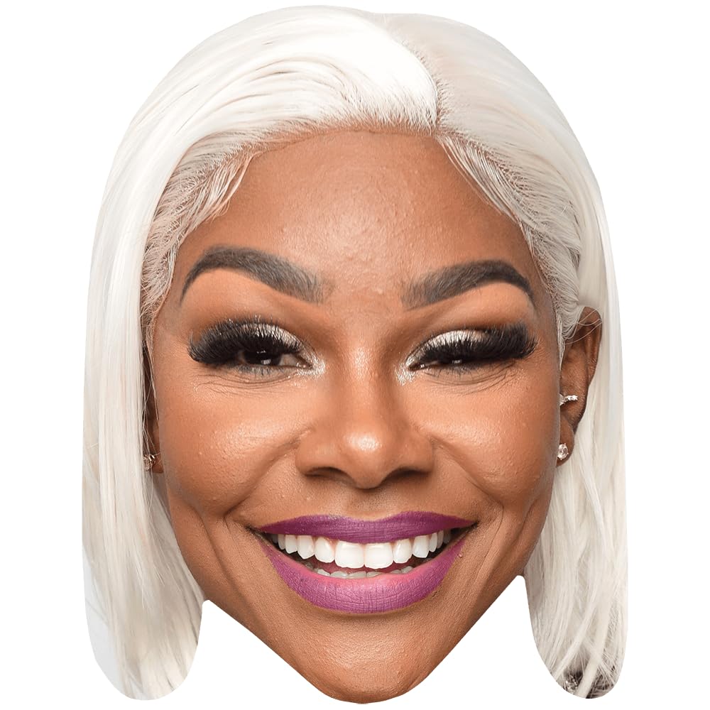 Celebrity Cutouts Lifelike Jade Cargill (Smile) Celebrity Mask, Flat Card Face, Fancy Dress Mask