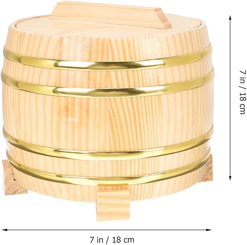 Miniatura 9 de Ipetboom 1 juego de ensalada de acero inoxidable redondo para vaporizador de arroz