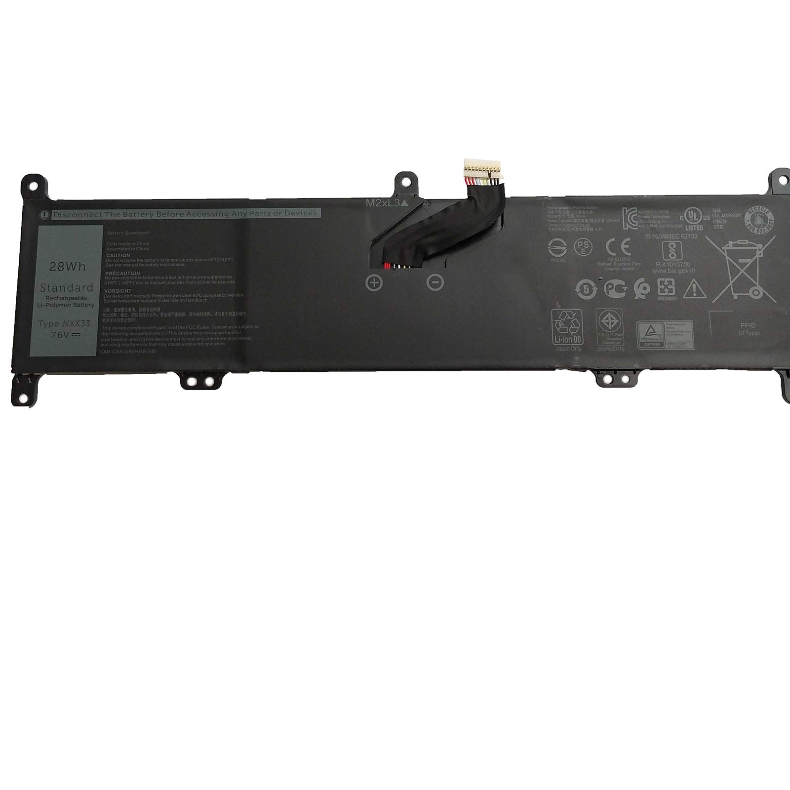 SUNNEAR NXX33 28Wh Laptop Battery Replacement for DELL Inspiron 11 3195 2-in-1 Series Notebook 0020K
