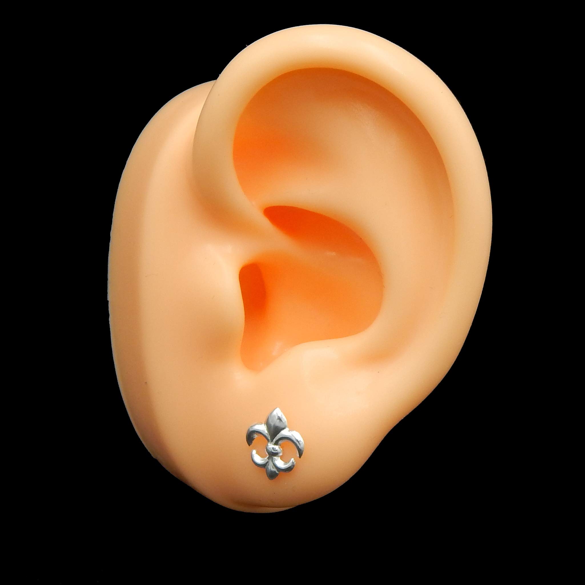 ICYROSE 925 Sterling Silver Fleur De Lis Stud Earrings 22957