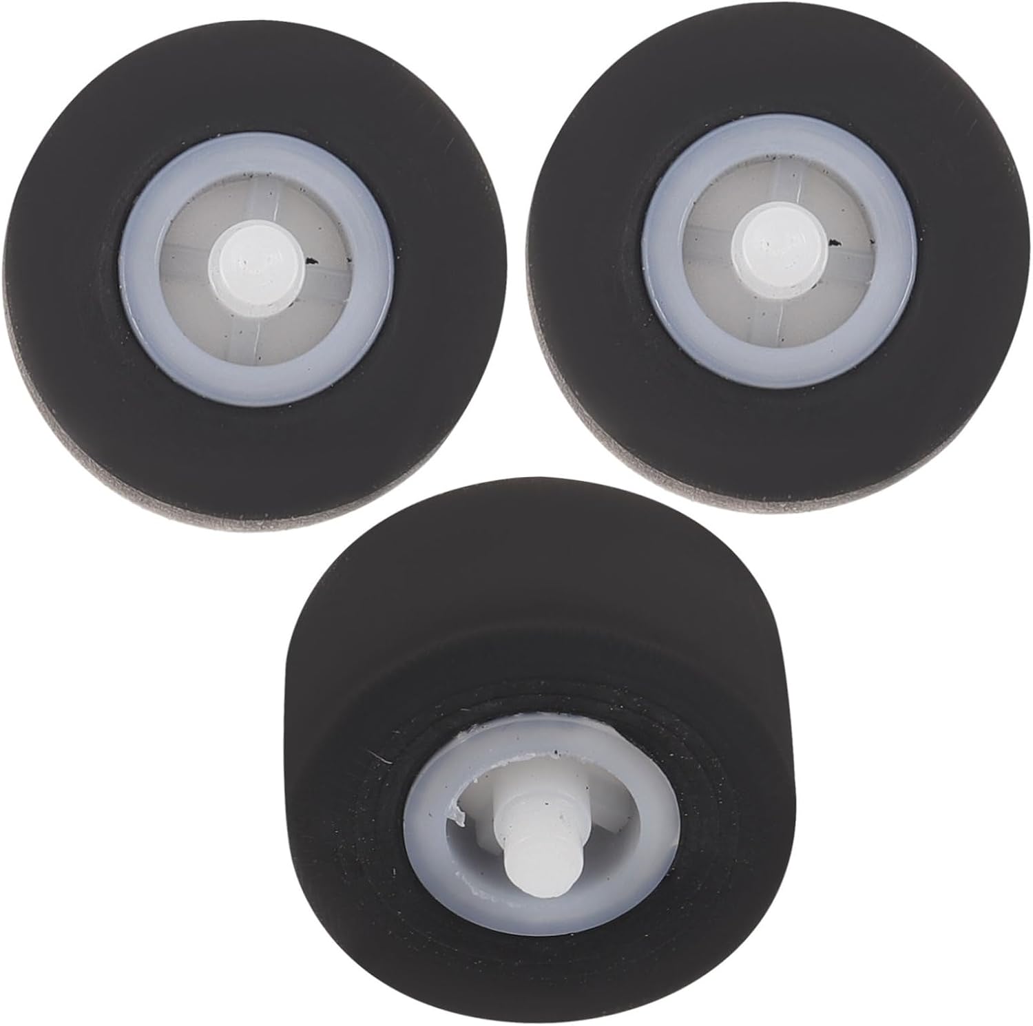 DOITOOL 12pcs Cassette Deck Pinch Roller Replacement for Audio and Video Recorders Rubber Bearing Wheel for Cassette Machine Repair High-Performance Pinch Rollers