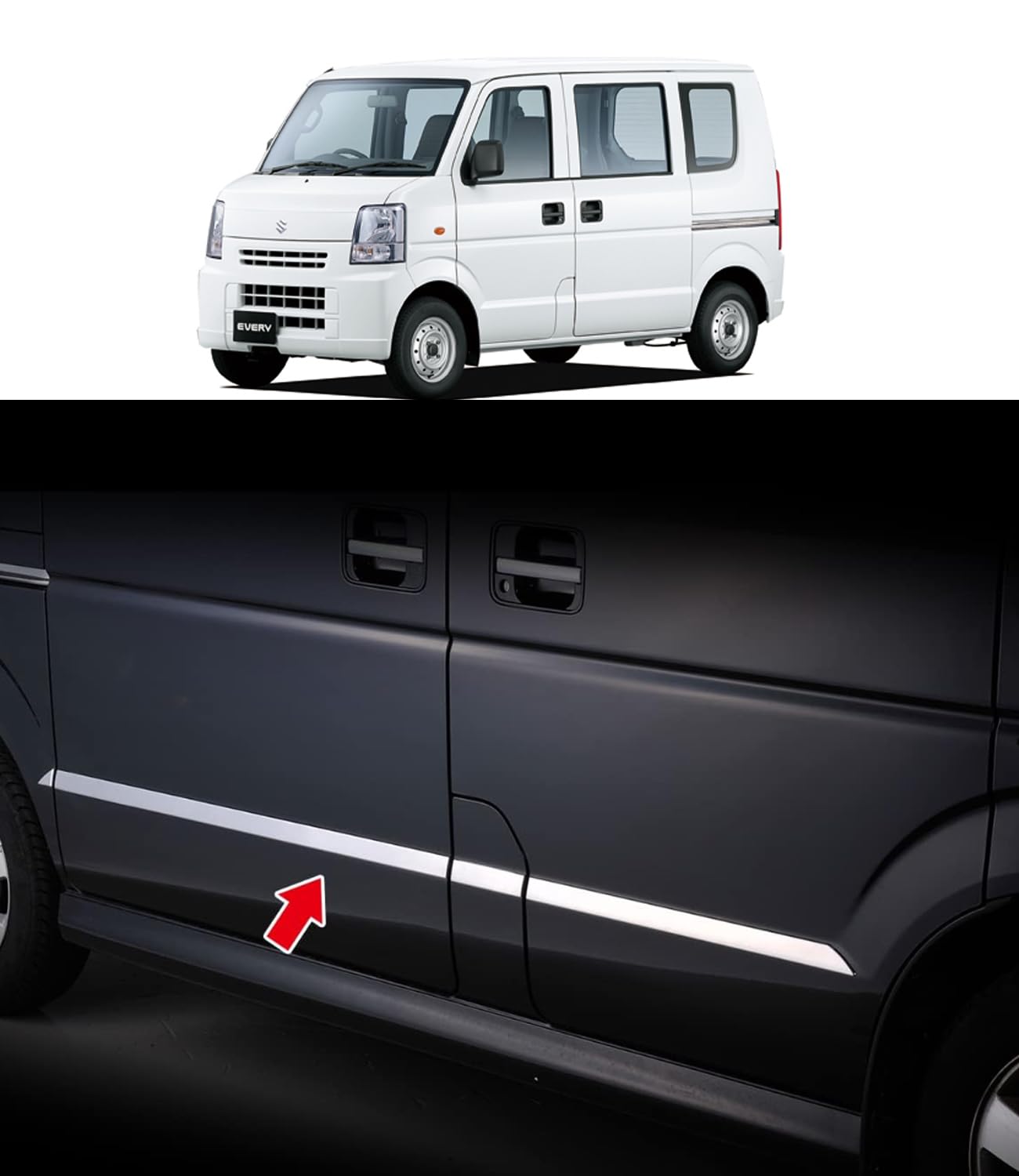 Amazon | 【Black Car】スズキ エブリィワゴン/バン DA64 /DA64V 前期