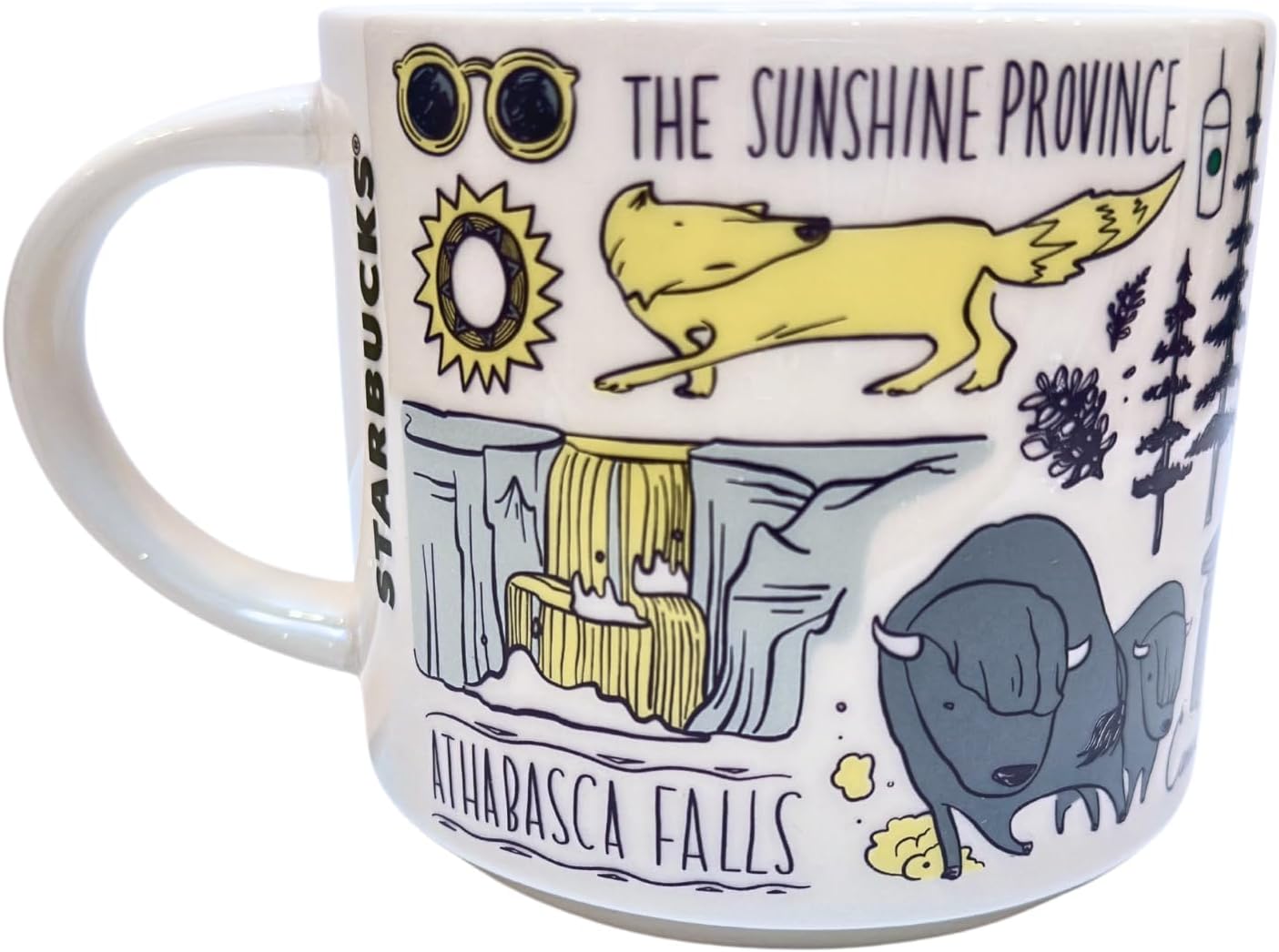 Starbucks Been There Series Alberta Ceramic Mug, 14 Oz