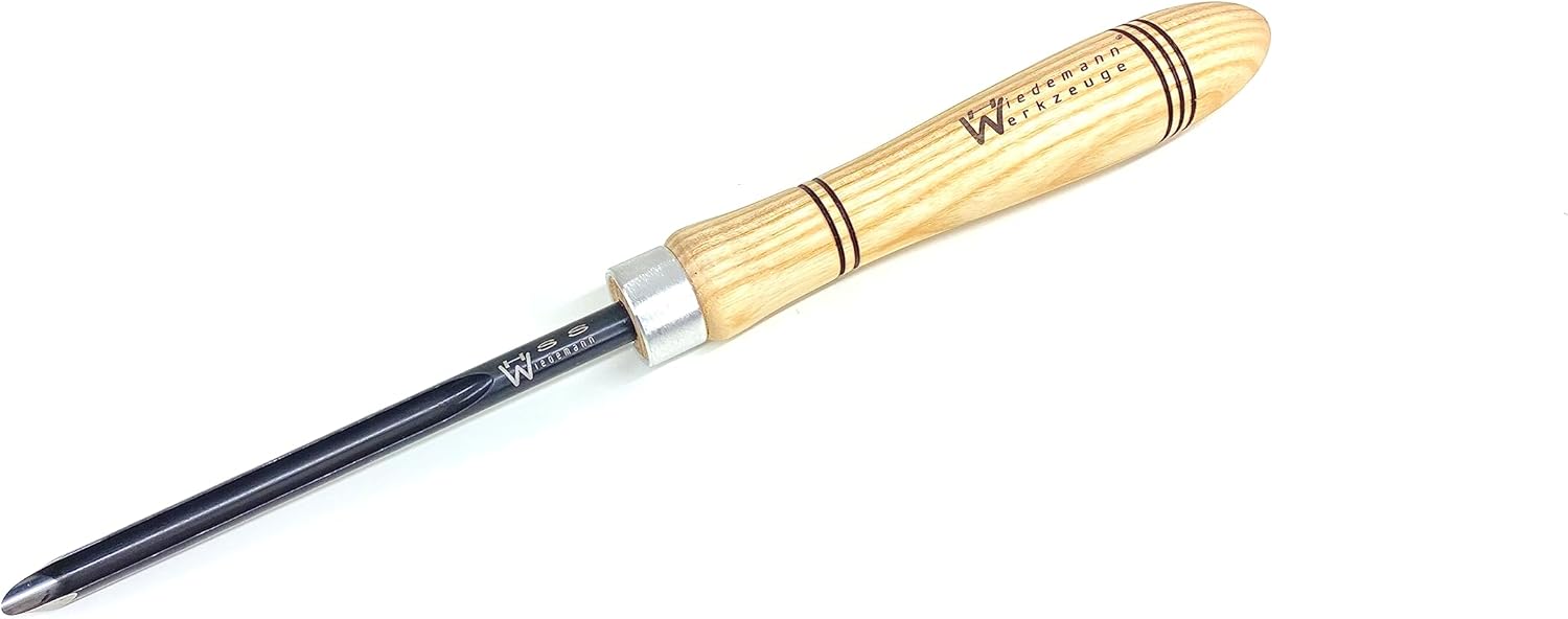 Wiedemann HSS 10mm Spindelformröhre Mit Heft (Griff) Für Drechsler Drechseln, Woodturner