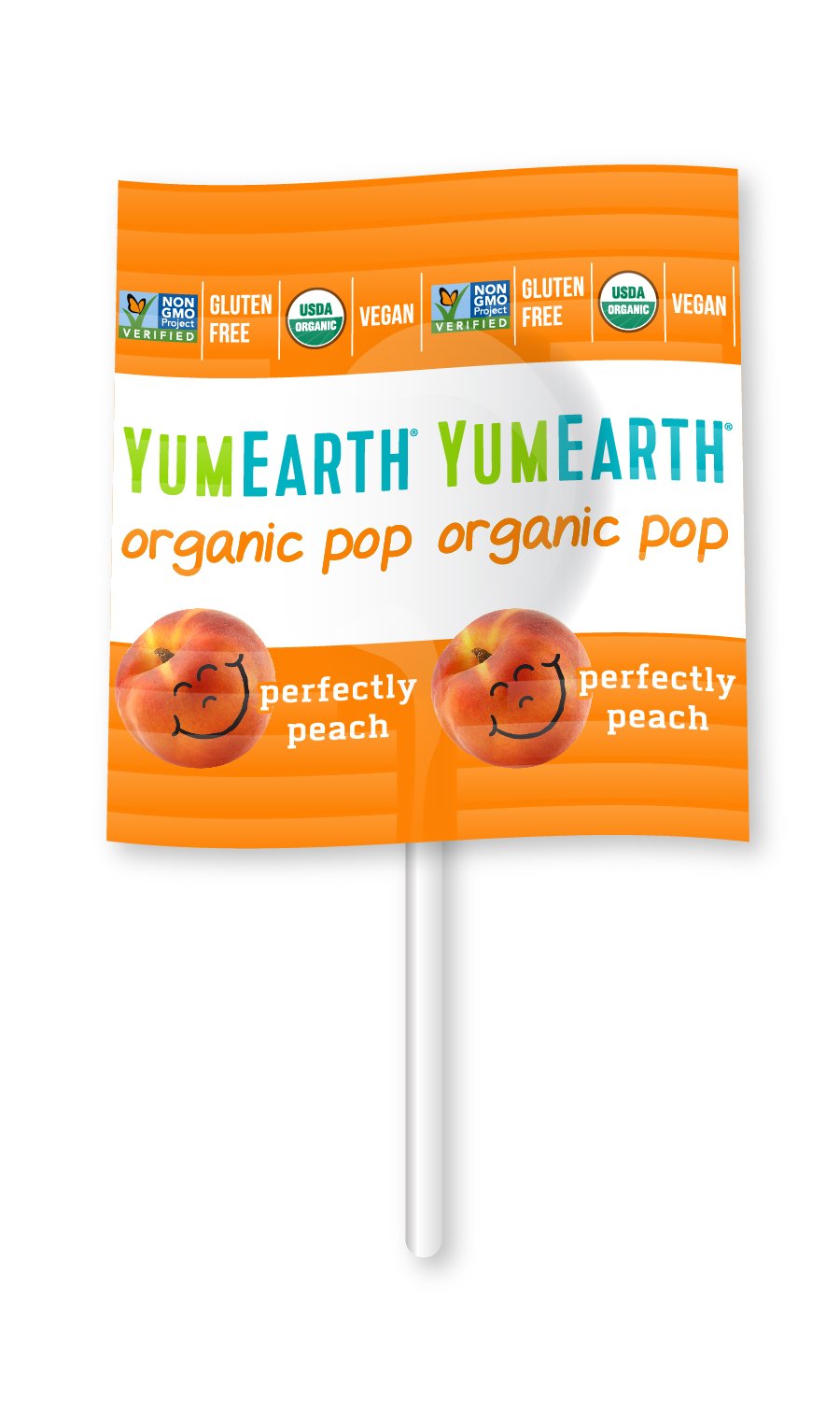 Yumearth - piruletas ecológicas bio de frutas 8 sabores: granada, sandía, fresa, manzana, cereza, melocotón, Frutos rojos y Mango - 40 unidades