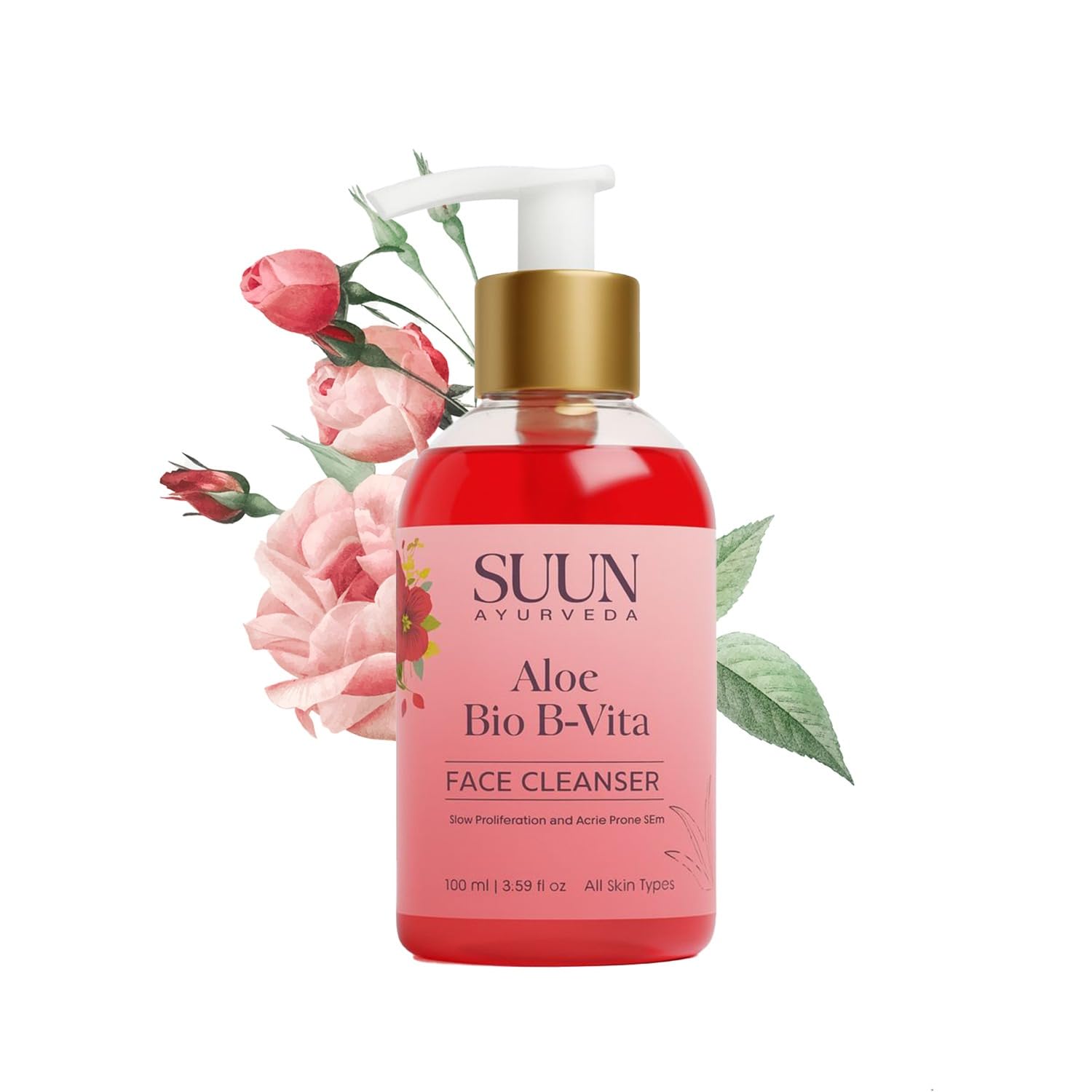 Aloe Vera & Vitamin B12 Face Wash - Brightening & Glow Boosting Gel Cleanser with Niacinamide, Centella & Oat Extract - Reduces Pigmentation, Non-Drying Formula for All Skin Types