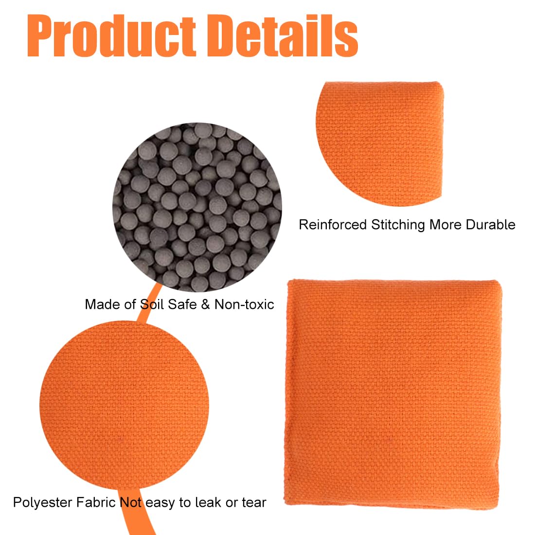 10 Pcs Bean Bags Throwing 7cm*7cm Small Bean Bag Toss Beanbags Mini Cornhole for Indoor Outdoor Activities - Image 2