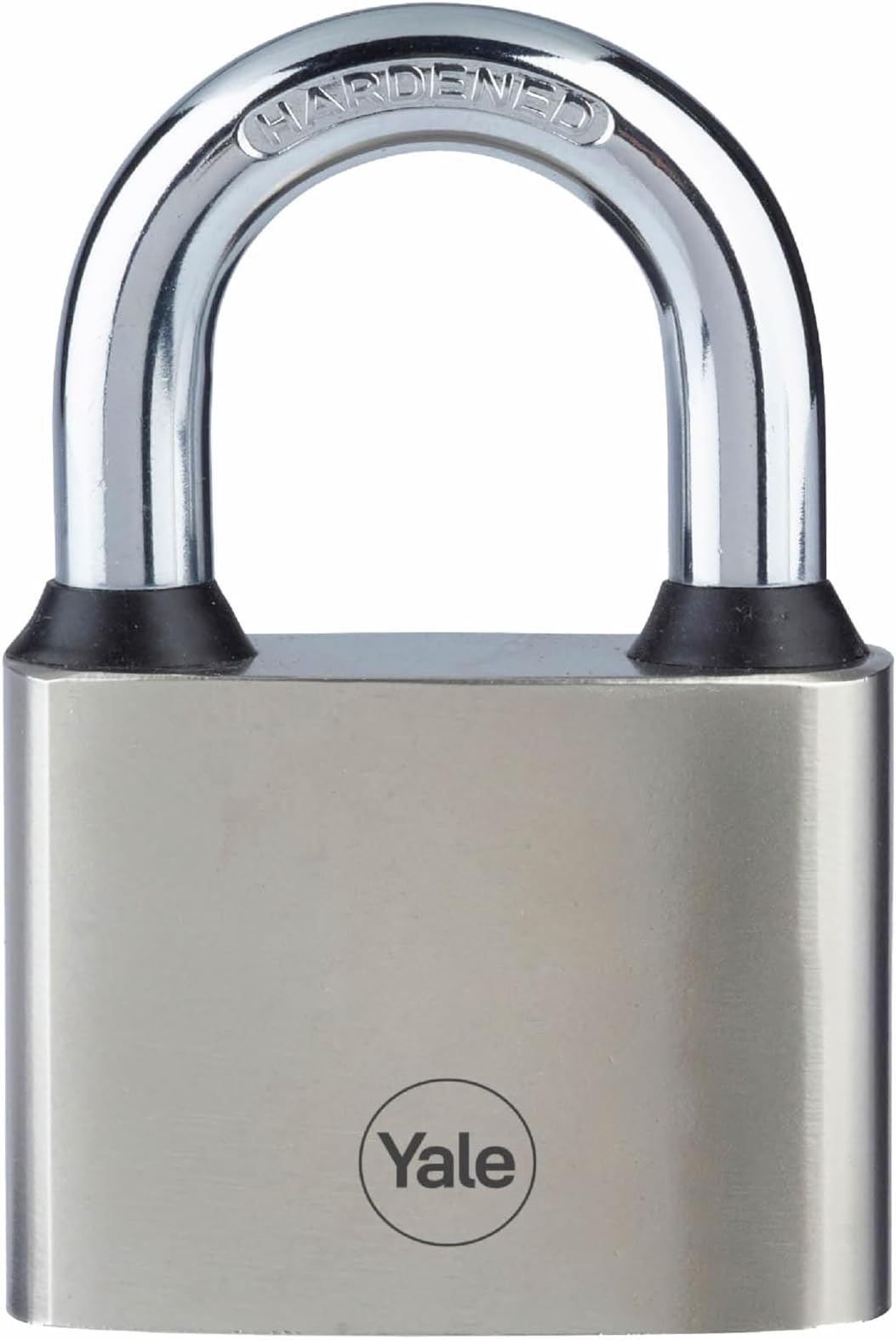 Y112/50/132/1 Padlock for Main Gate 50mm Iron Disc Home Door Lock with 3 Retaining Keys | Hardened Steel Shackle Padlocks for Home Door | Lock and Keys Locks for Home (Silver Finish)