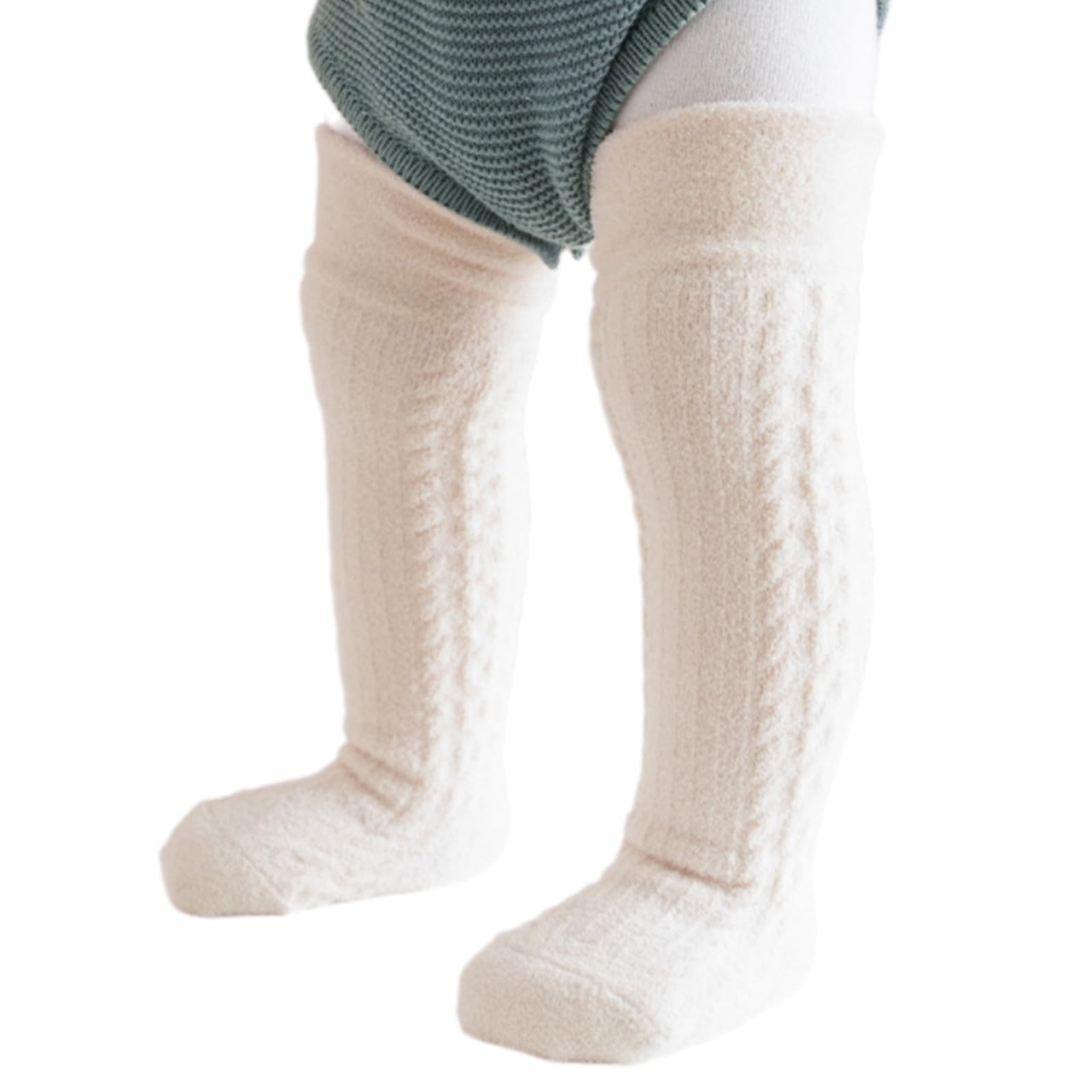 KMGDM Thicken Warm Thigh High Socks for Baby 0-3Year Warmth Winter Thicken Socks Hosiery Stockings for Boys and Girls