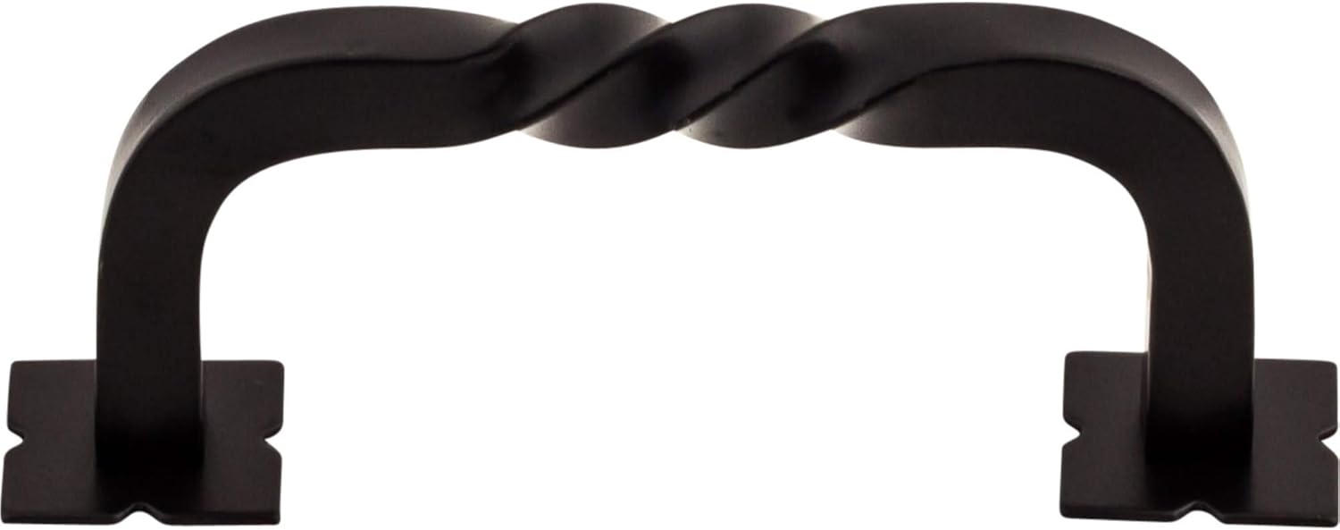 Normandy Twist D-Pull - 3 Center-to-Center in Matte Black