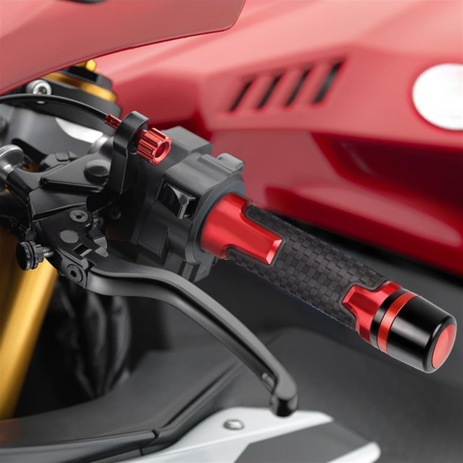 universale Per Y&AMAHA TTR125 TTR 125 2000 2001 2003 2005 2006 2007-2017 Accessorio Per Moto Manopole Per Manubrio In Gel Di Gomma In Alluminio (Color : Titanium)