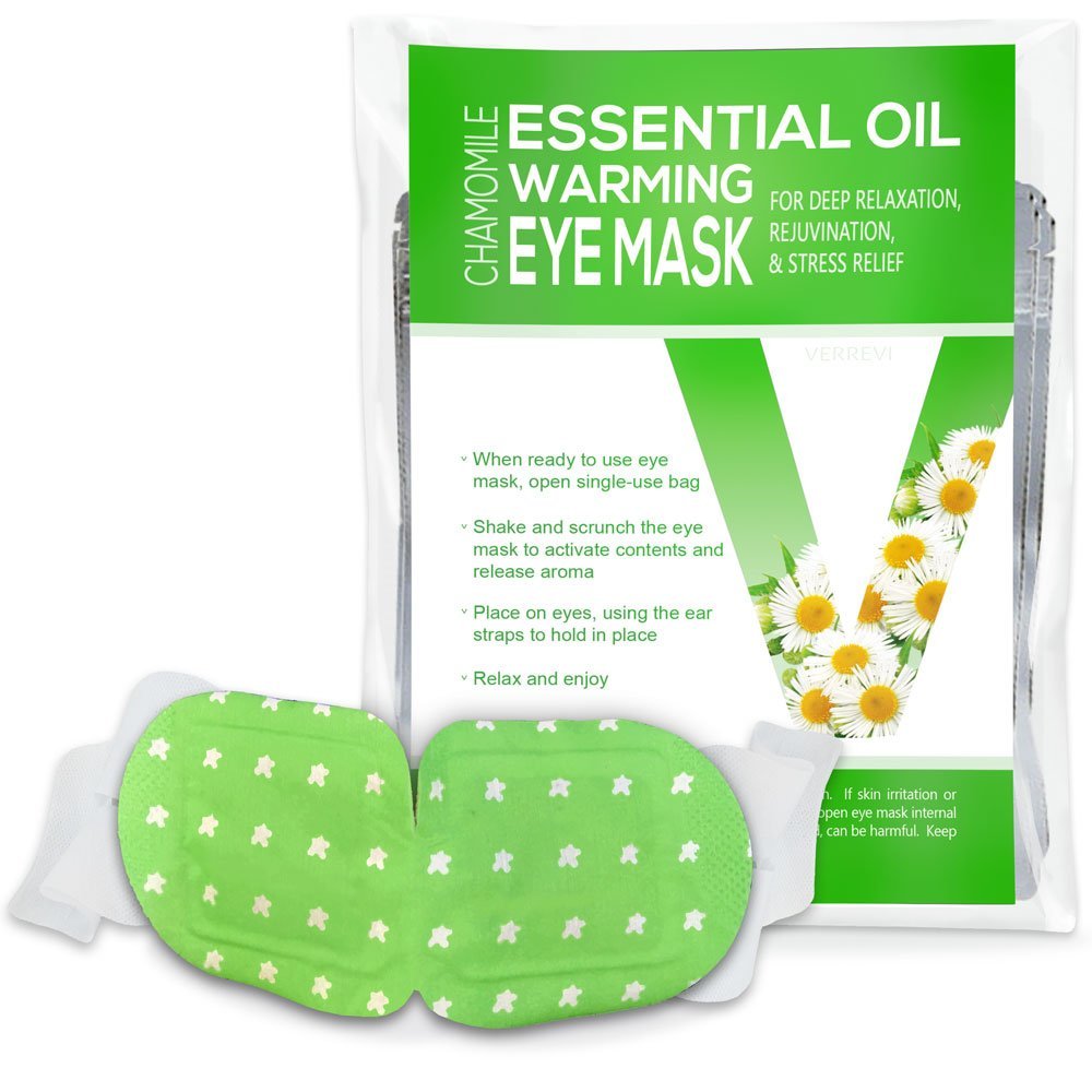 Verrevi Chamomile Eye Masks, FASTEST SelfHeating