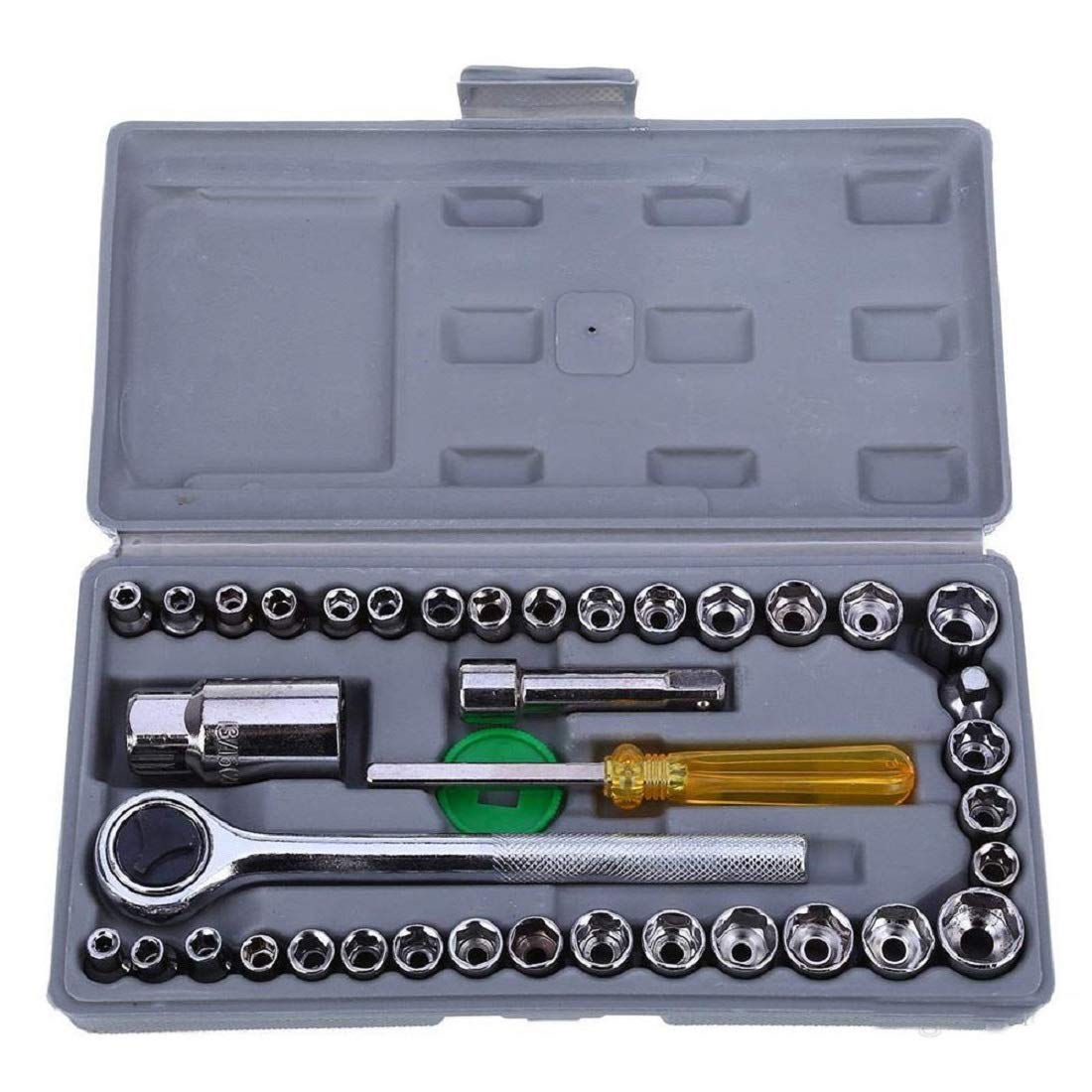 MR BRAND CREATION 40 in 1 Pcs Tool Kit & Screwdriver and Socket Set | 40-Piece Bit & Socket Set (MULTI COLOR) (B08GWTHVQ5) Amazon Price History, Amazon Price Tracker