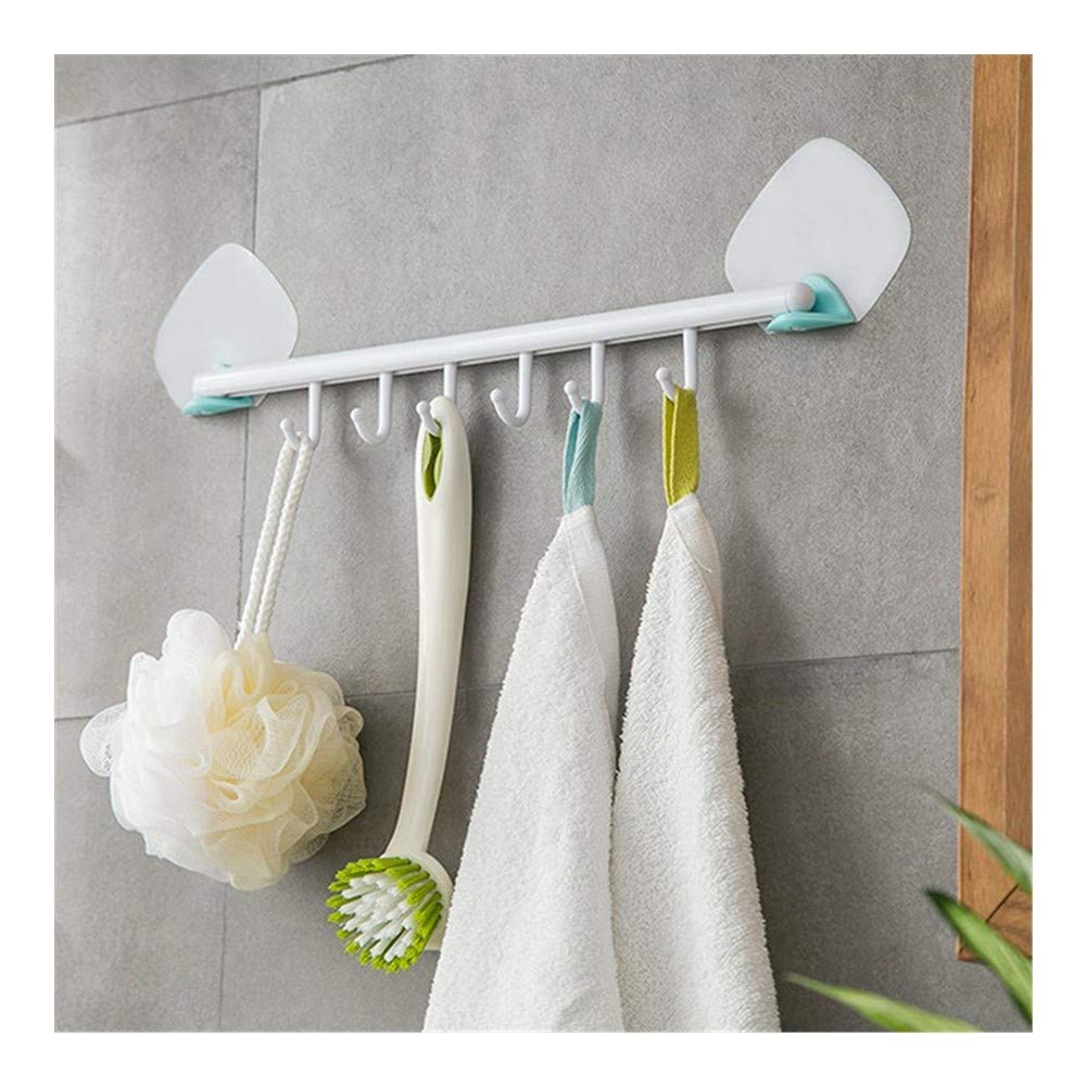 Porte-serviette de bain mural blanc en plastique pour optimiser l'espace des petites salles de bain
