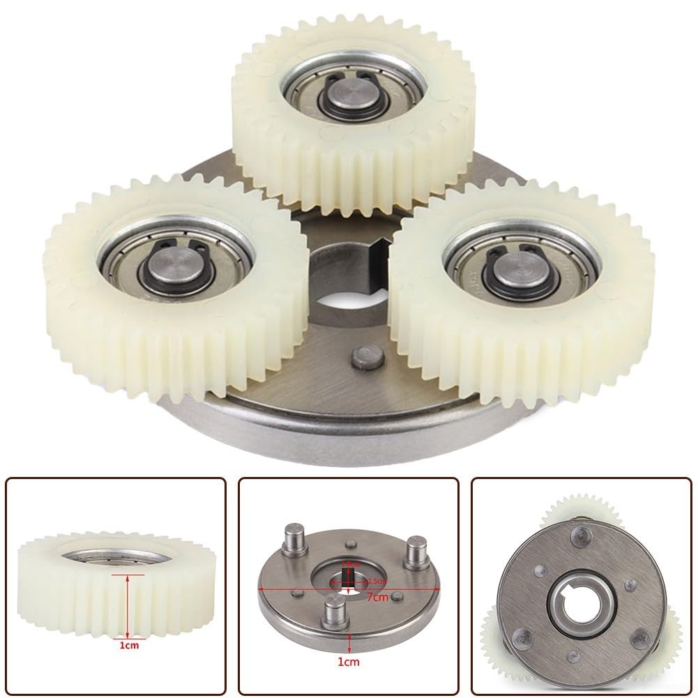 SPORTARC Frizione elettrica in Nylon, Ruota e-Bike Motore planetario 36T Ingranaggi + Frizione per Motore per Bafang Mid-Drive 250W-350W
