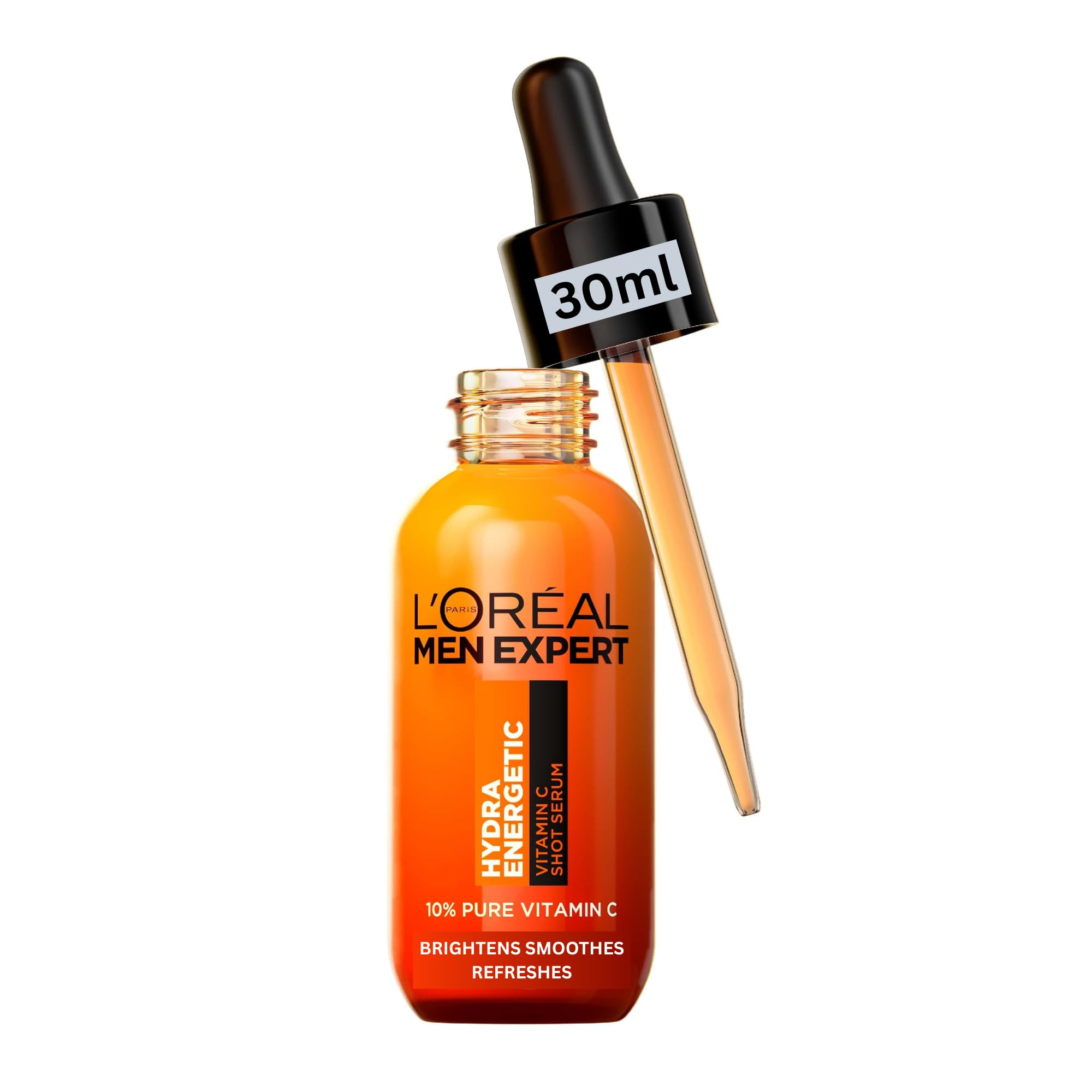 L'Oréal Men Expert Vitamin C Serum, Brightening Face Serum for Men, 30ml