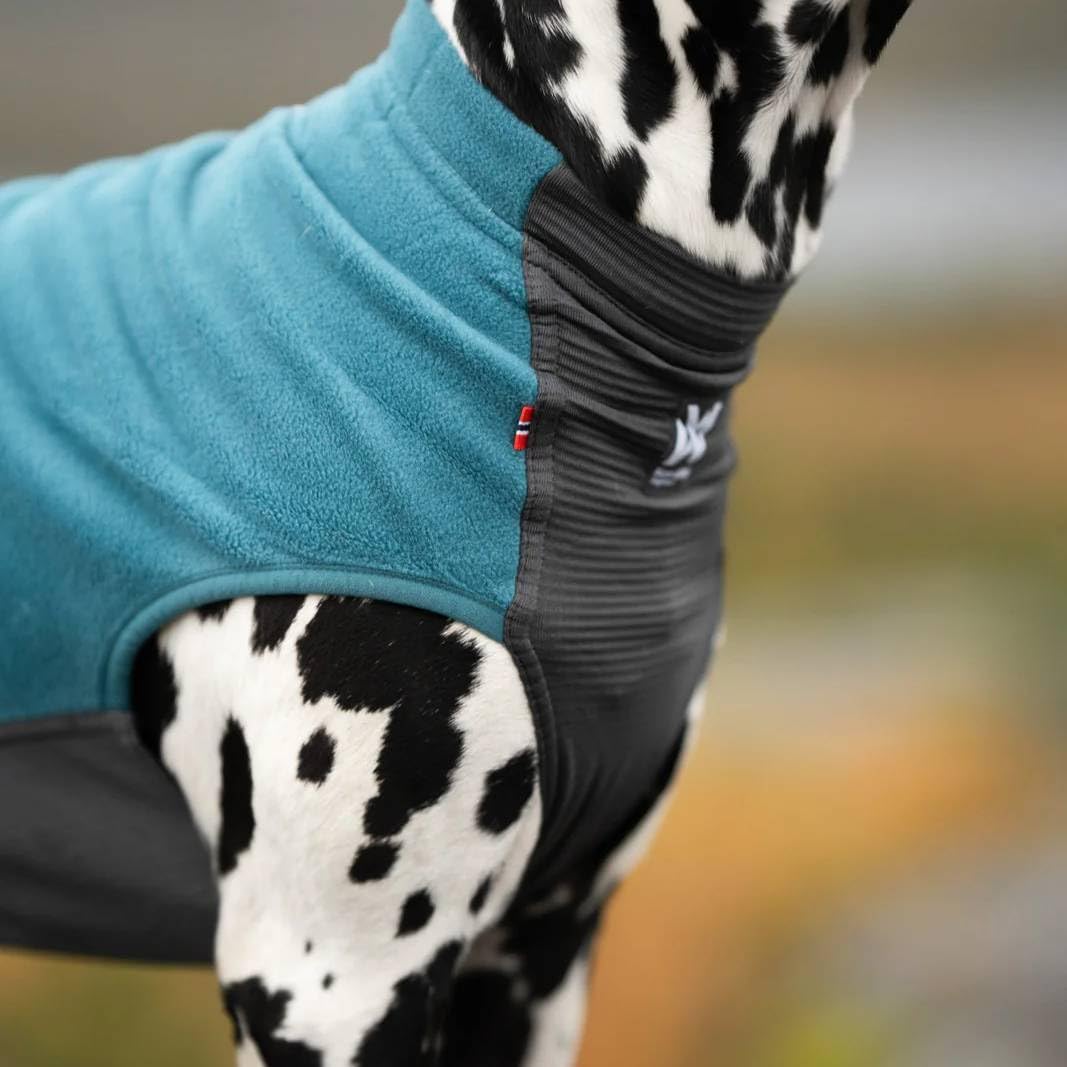 Non-Stop Dogwear Trail Quest Fleece-Pullover, Blaugrün, Größe 36