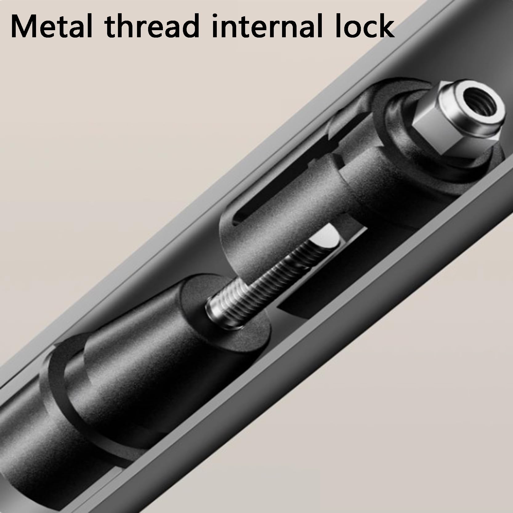 Gardinenstangen,Schwere Duschvorhangstange,Verstellbare Gardinenschiene,Teleskopstange Zum Spleißen Von Vorhängen,Metallspannstange,Deckenschiene für Fenster(Size:28-48in)