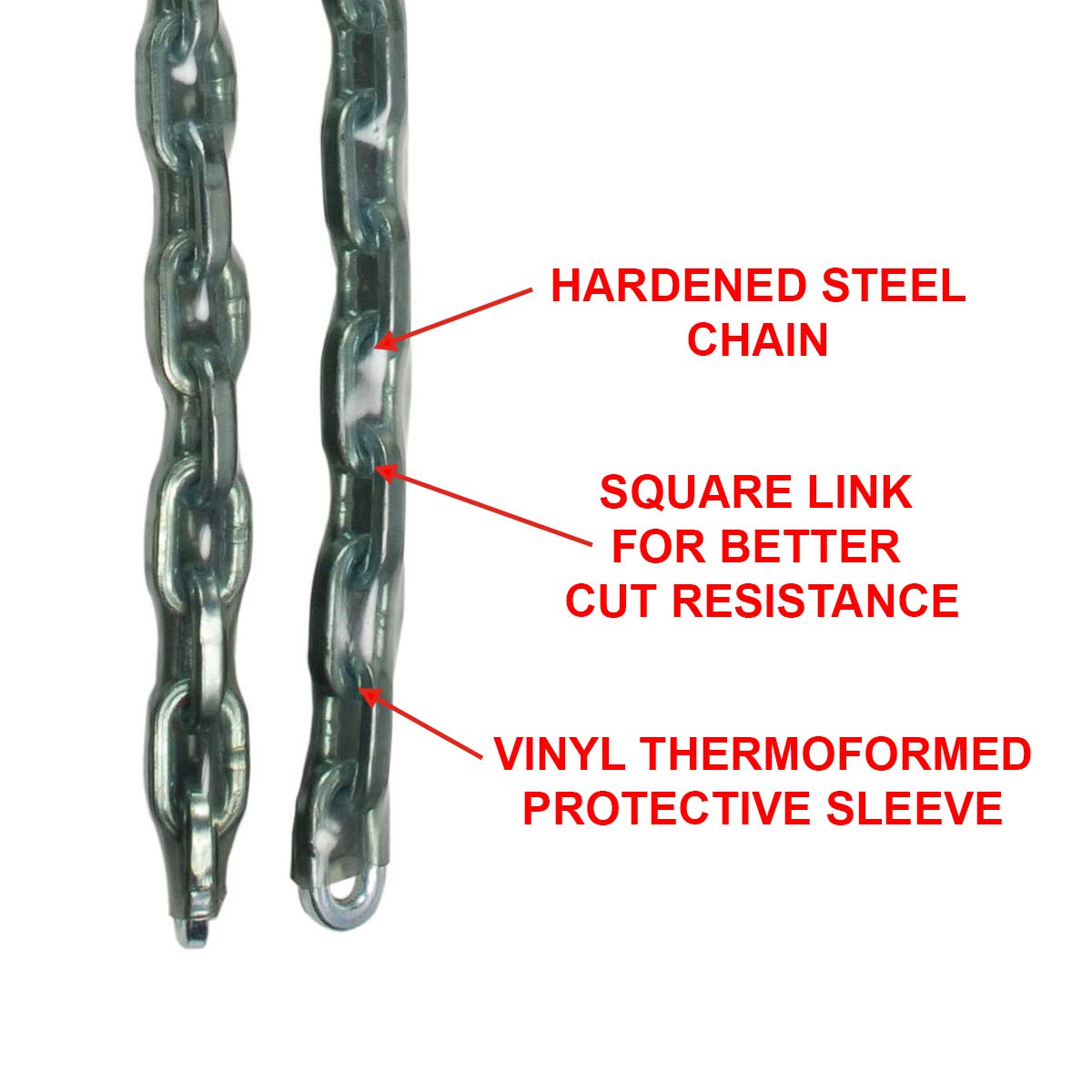 Master Lock 8018EURD Cadena de acero endurecido, 2 m