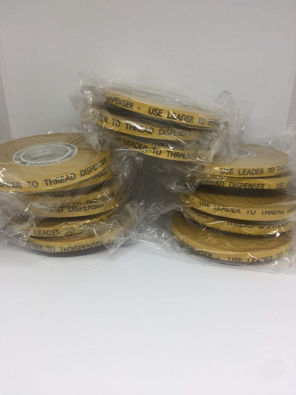 ATG Transfer Gun Double Side Refill Tapes, Reverse Wound Adhesive Transfer Tape Acid Free Gold Paper Liner ATG-7502, 1/4" X 36YD Pack of 12