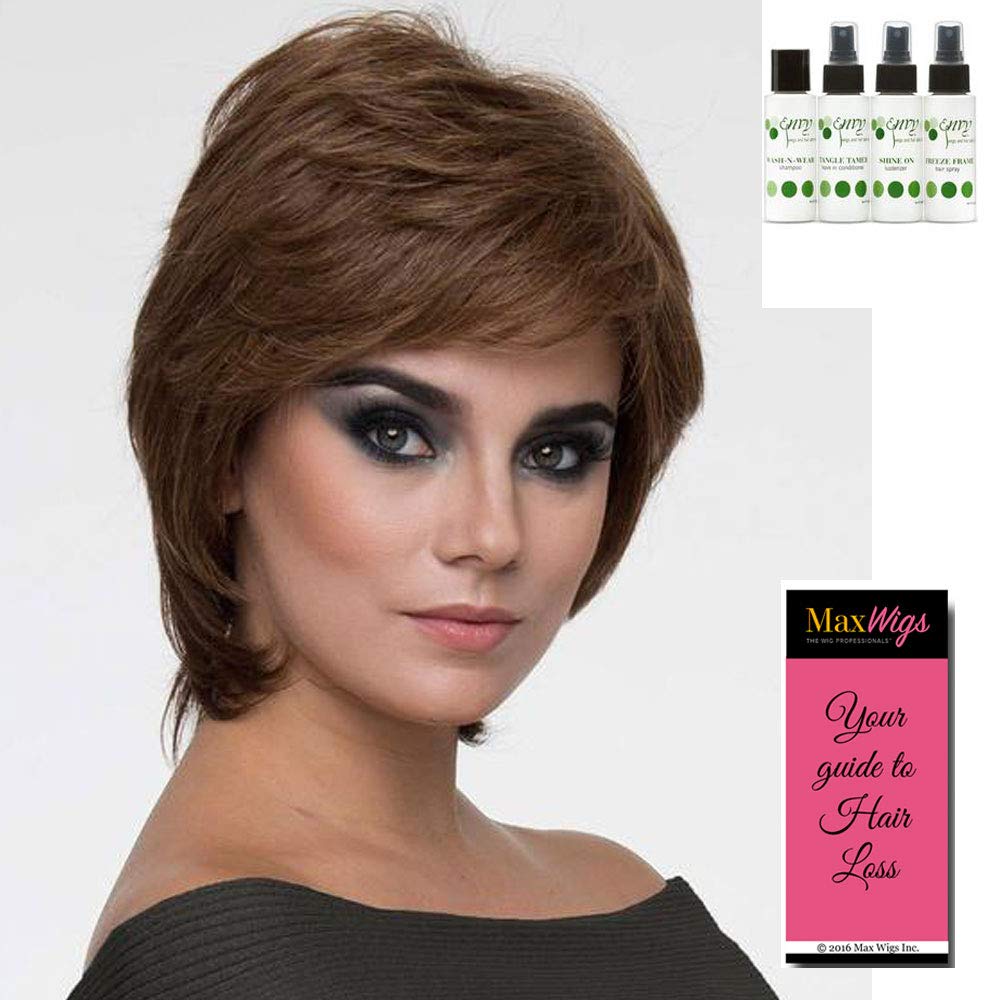 Amazon.com : Coti Wig Color CHOCOLATE CHERRY - Envy Wigs 5" Short Straight  Shag Human Hair Heat Friendly Synthetic Blend Lace Front Monofilament Top  Womens Bundle Travel Kit, MaxWigs Hairloss Booklet :