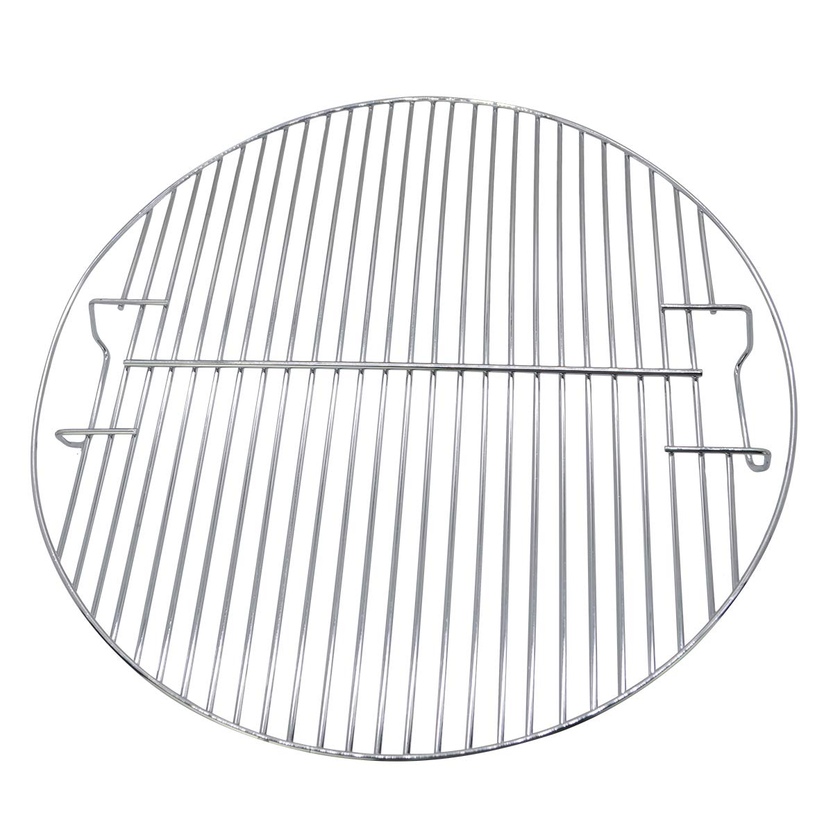 Grille Ronde Barbecue Diamètre 44.5cm pour Grilles à Charbon Weber 47cm, Barbecue Grill, Smokey Mountain Cooker Smoker, Bar-B-Kettle et One-Touch