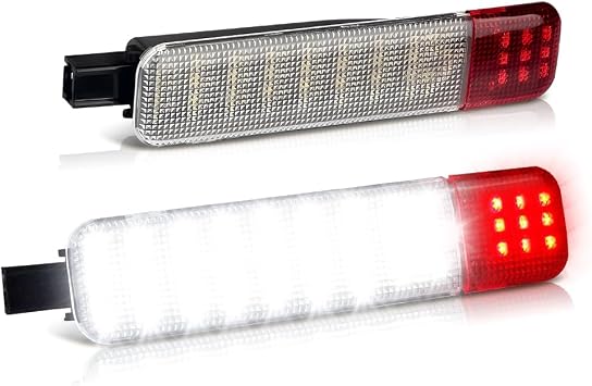 LESAUCE LED License Plate Light+ Interior Door Light for Chevy for GMC