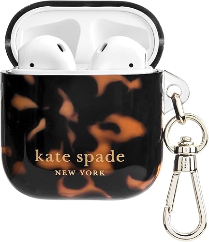 Vista 10 de Kate Spade New York Funda protectora para AirPods con llavero – Rosa floral multicolor, compatible con Airpods de 3ª