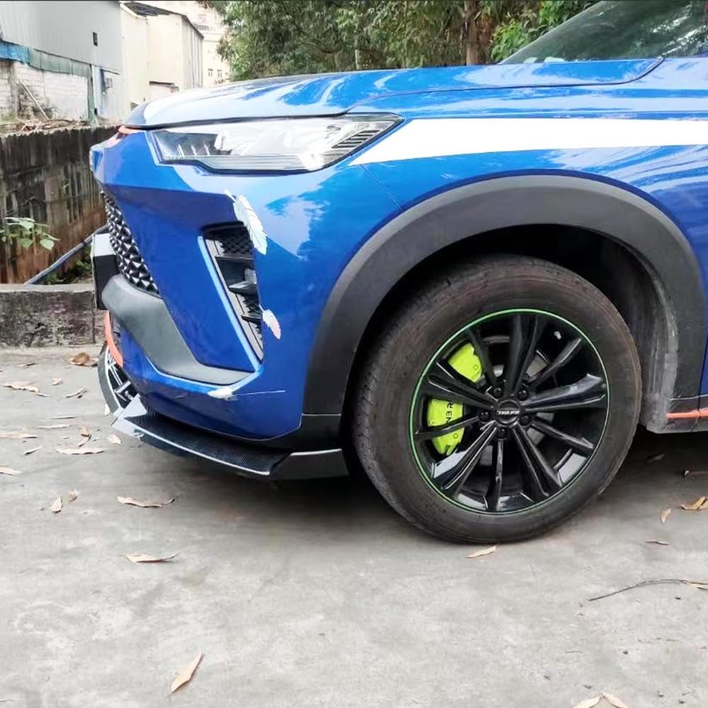 Lyjstore Kompatybilny z Haval H6 GT S Przedni zderzak Spoiler Chin Upgrade Zewnętrzny zestaw nadwozia PP Plastik 3 szt./zestaw Części samochodowe Akcesoria