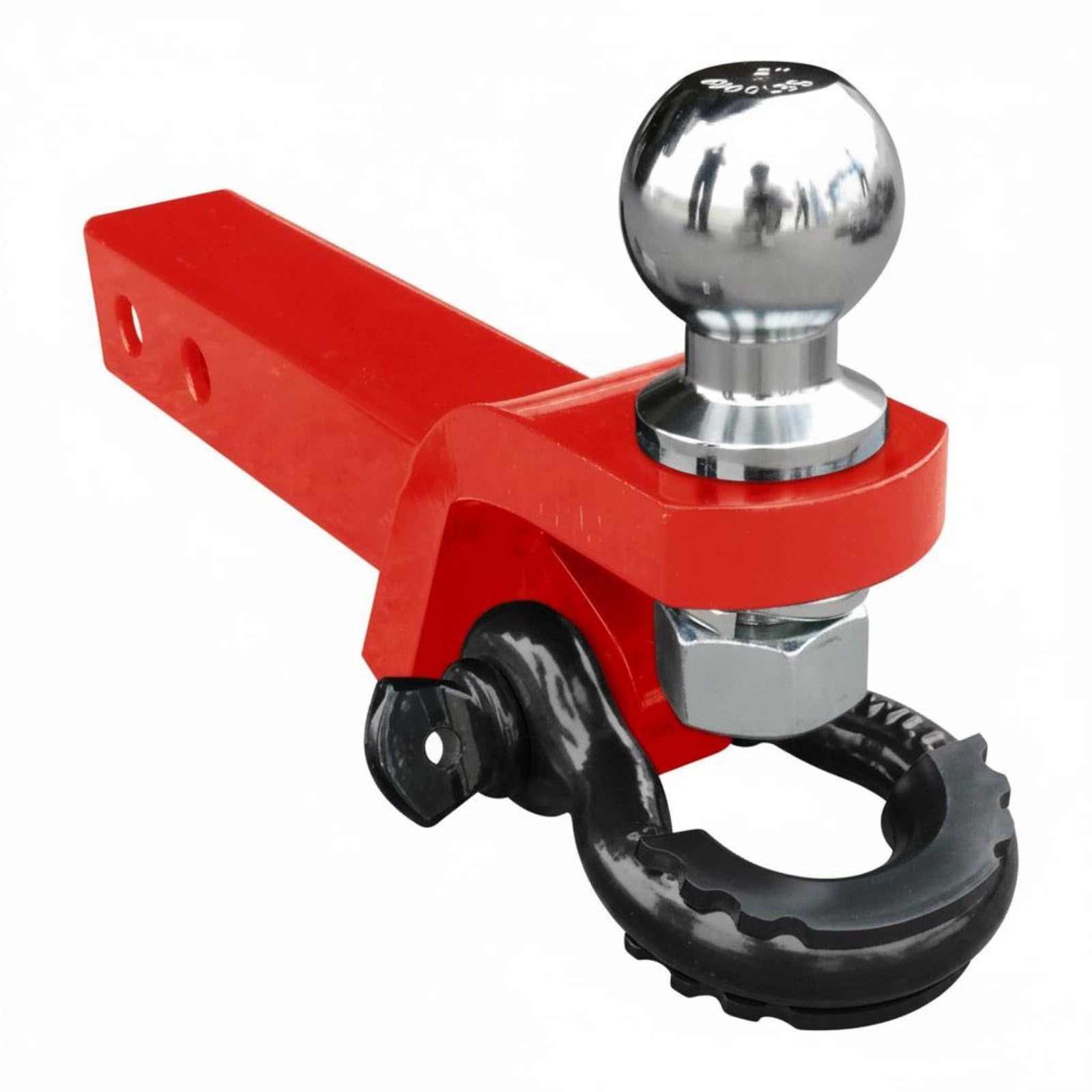 Gancio Traino Auto Rimorchio Veicolo Inserto Quadrato Stabile Bloccante Anti-rimozione con Chiave Rivestimento Resistente Agli Agenti Atmosferici, color to 1