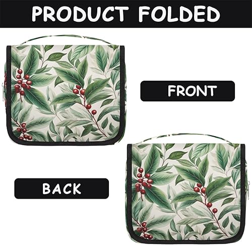 Miniatura 6 de Winter Christmas Modern Style Toiletry Bag for Women, Travel Makeup Organizer with Hanging Hook, Traveling Cosmetic Bags for Toiletries Accessories