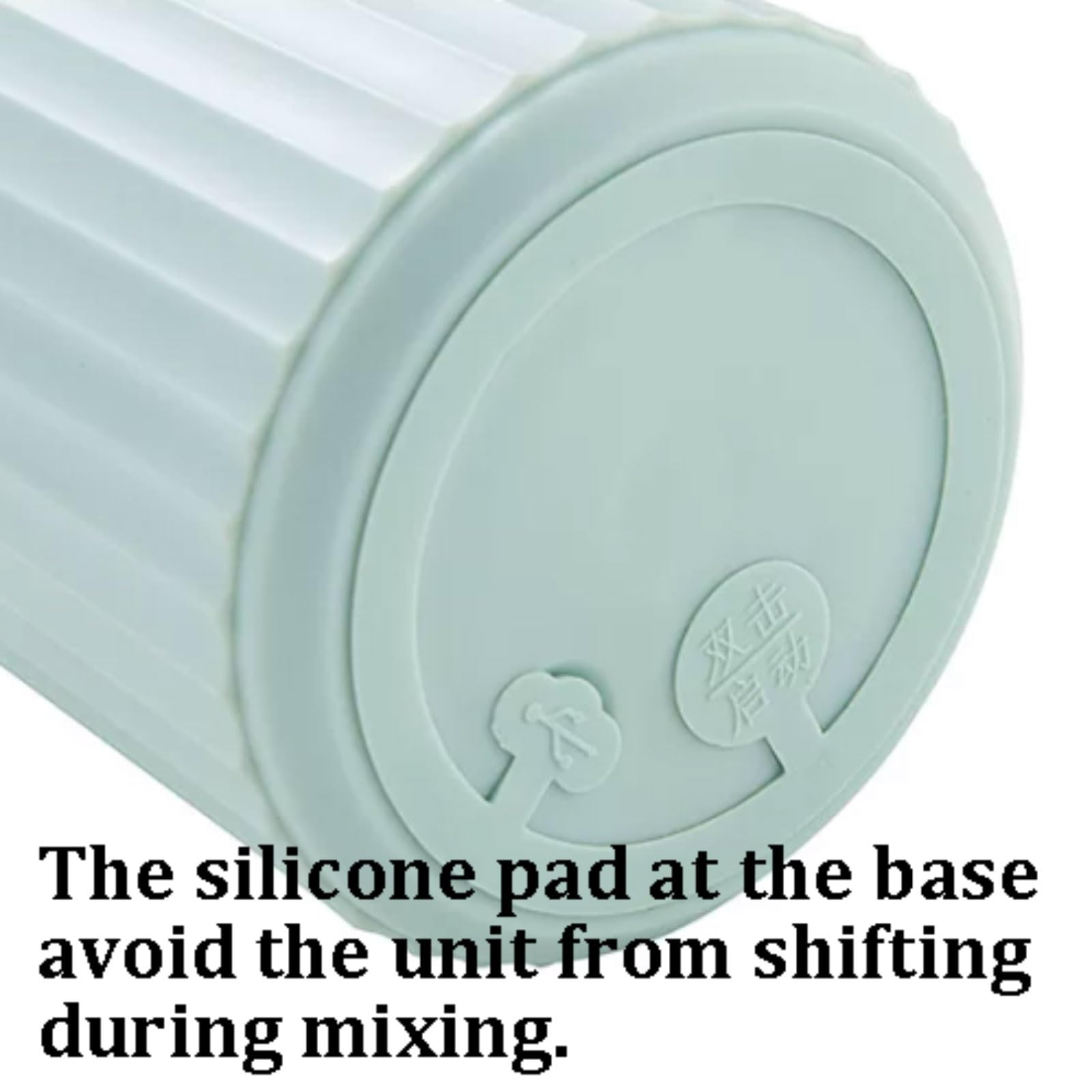 Inalámbrico Licuadora portátil de plástico, minilicuadora eléctrica recargable de 4 cuchillas for batidos y batidos, zumo de 300ml/14oz alta eficiencia