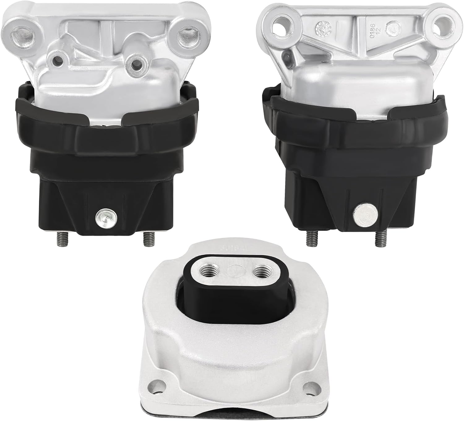 Engine Motor Mount Kit Compatible with 2005-2010 Chrysler 300 2.7L 3.5L & 2006-2010 Charger 2.7L 3.5L & Magnum 2005-2008 2.7L 3.5L & 2009-2010 Challenger 3.5L Engine, Replace# A5388 A5389 Set of 3
